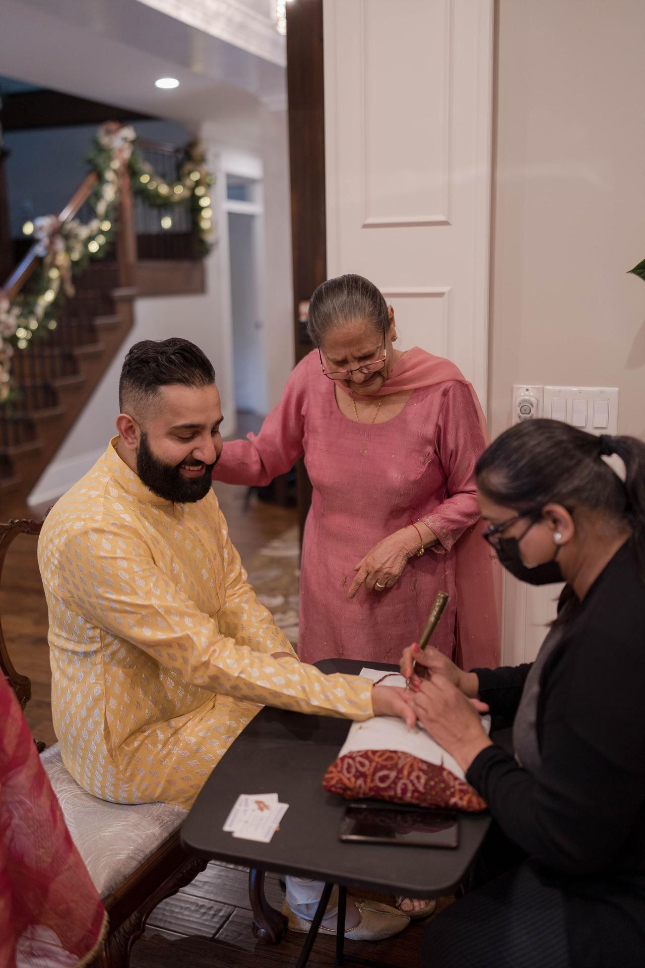 Surrey Henna Painting Ceremony