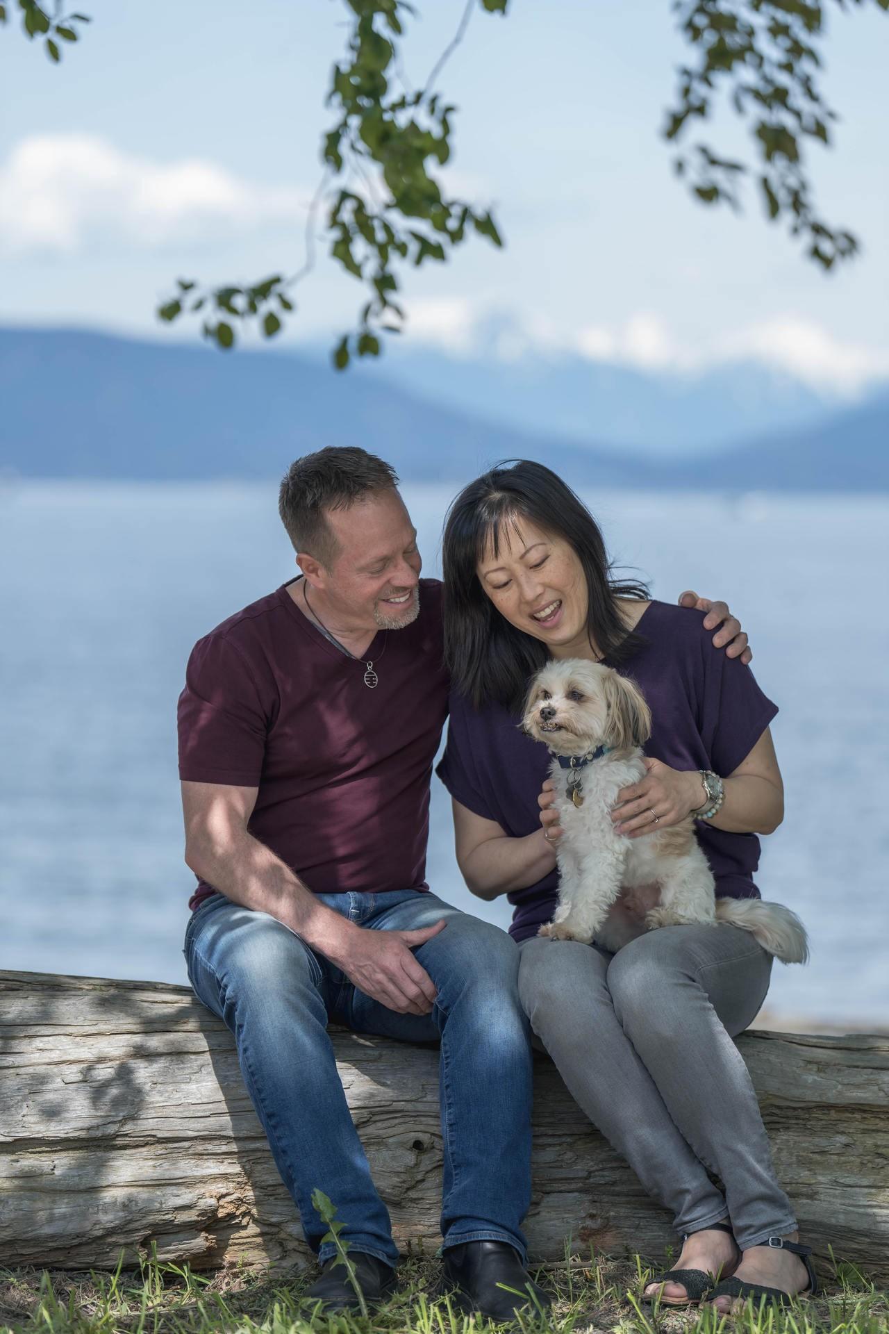 Vancouver Engagement Photoshoot at Spanish Banks with Sonia & Rick