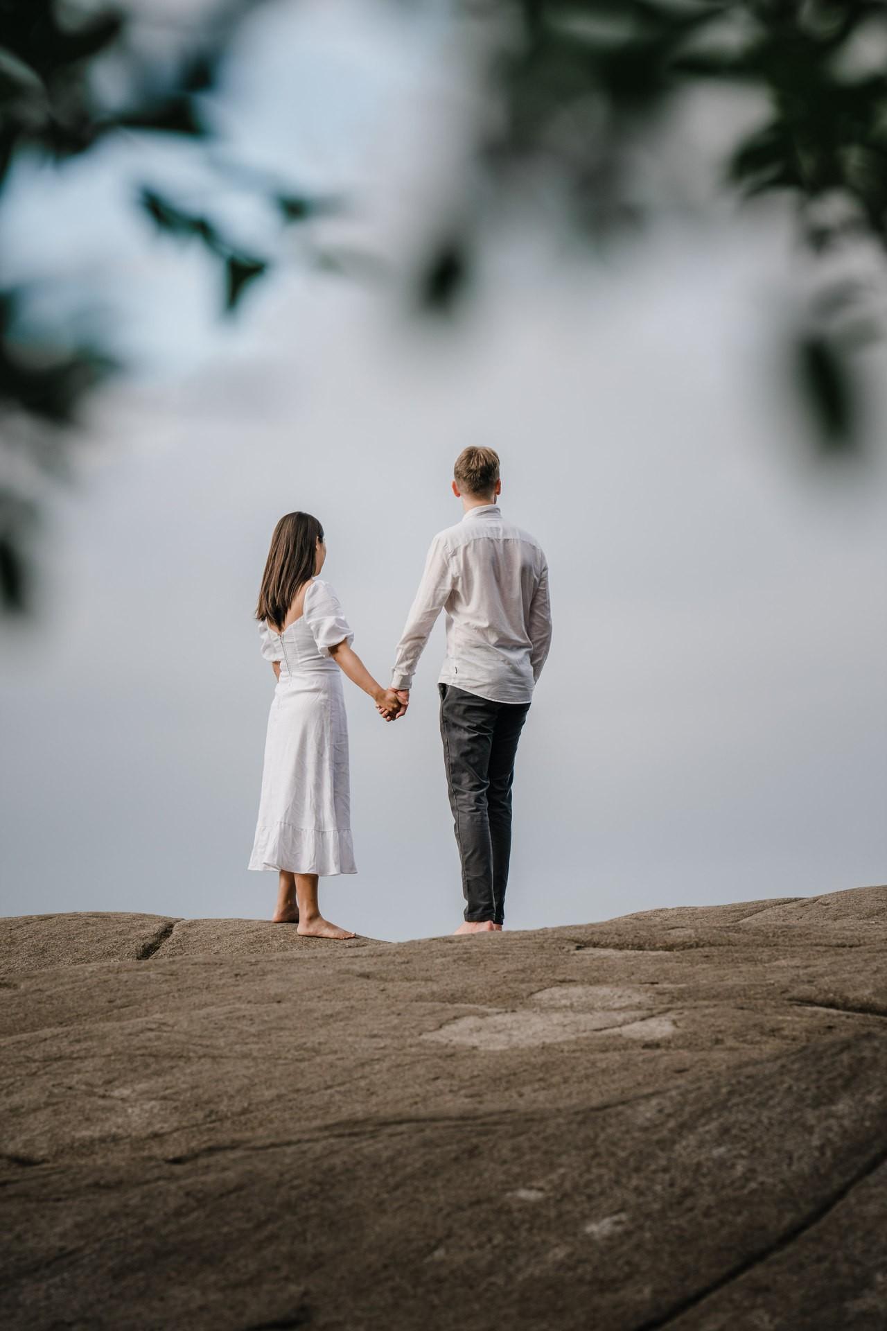 North Vancouver Engagement Photos at Quarry Rock hike in Deep Cove